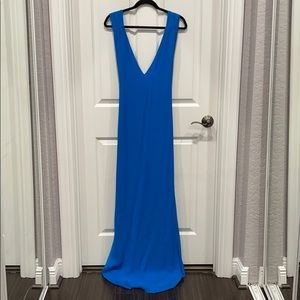 Long blue dress by Adam